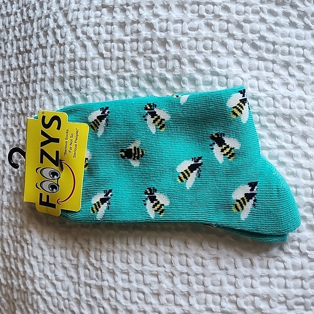 3/$20 Deal Foozy Funny Bee Socks!